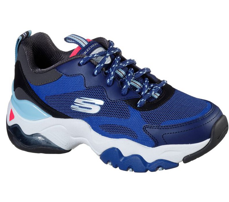 Skechers D'lites 3.0 Air - Fantastic Vision - Womens Sneakers Navy/Blue [AU-OY1670]